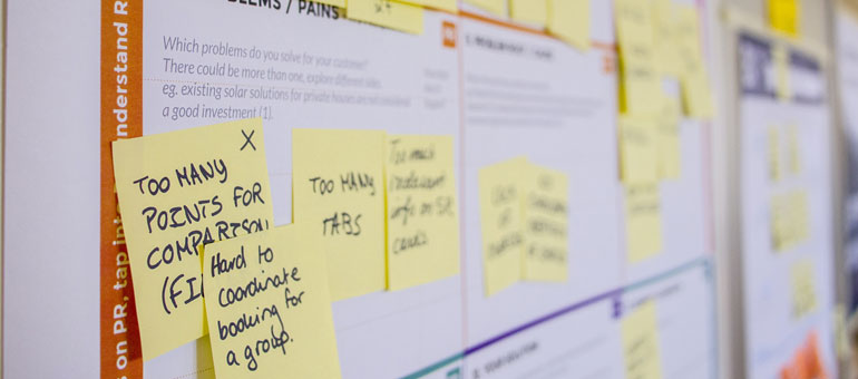 Post it on canva planning