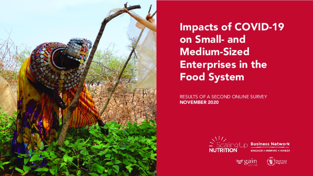 Impacts of COVID-19 on Small- and Medium-Sized Enterprises in the Food System - Results…