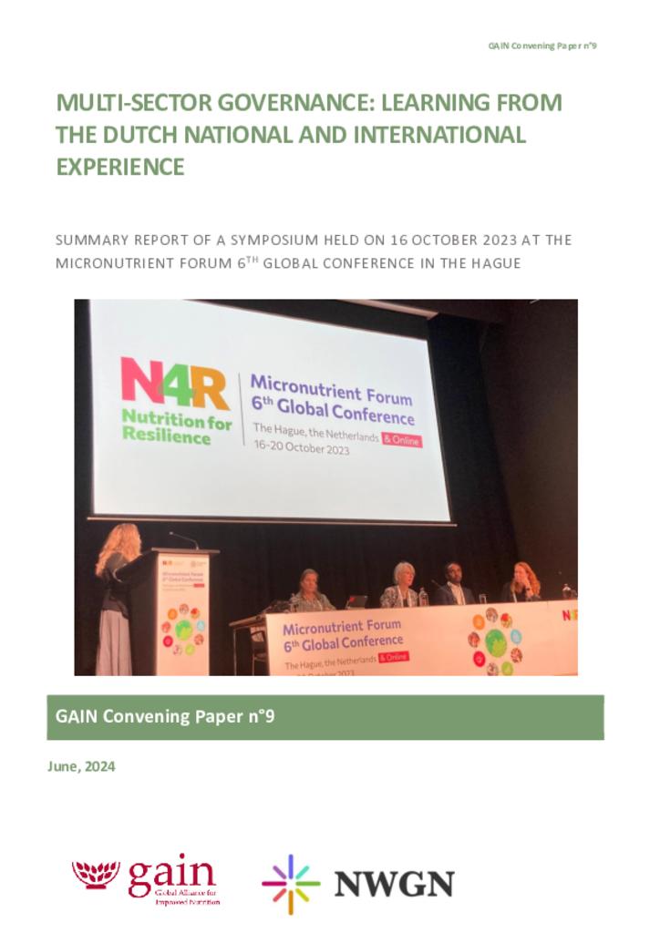 GAIN Convening Paper No.9