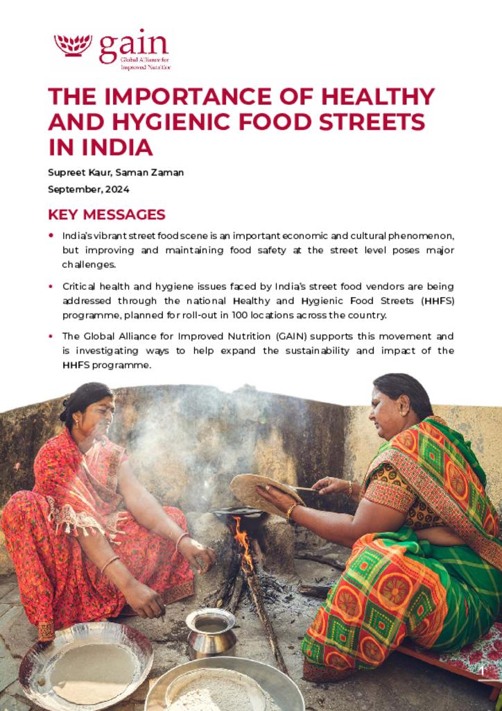 The Importance of Healthy and Hygienic Food Streets in India