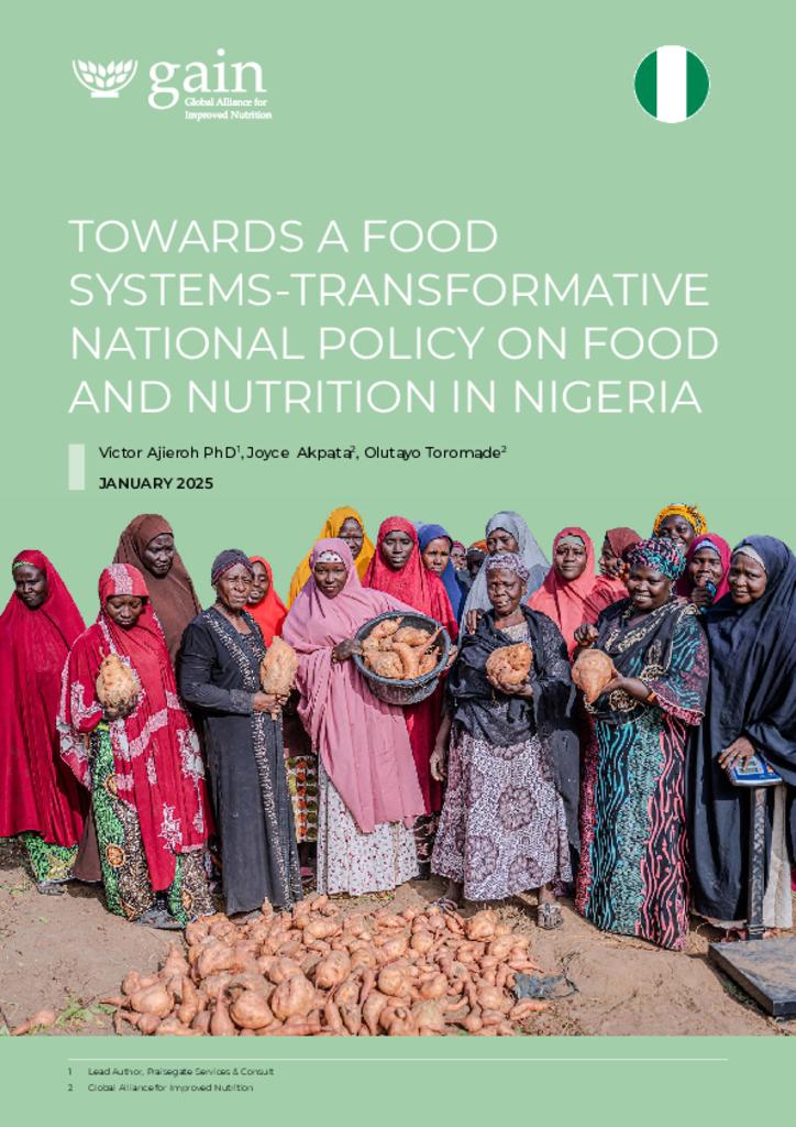 Towards a Food Systems-Transformative National Policy on Food and Nutrition in Nigeria