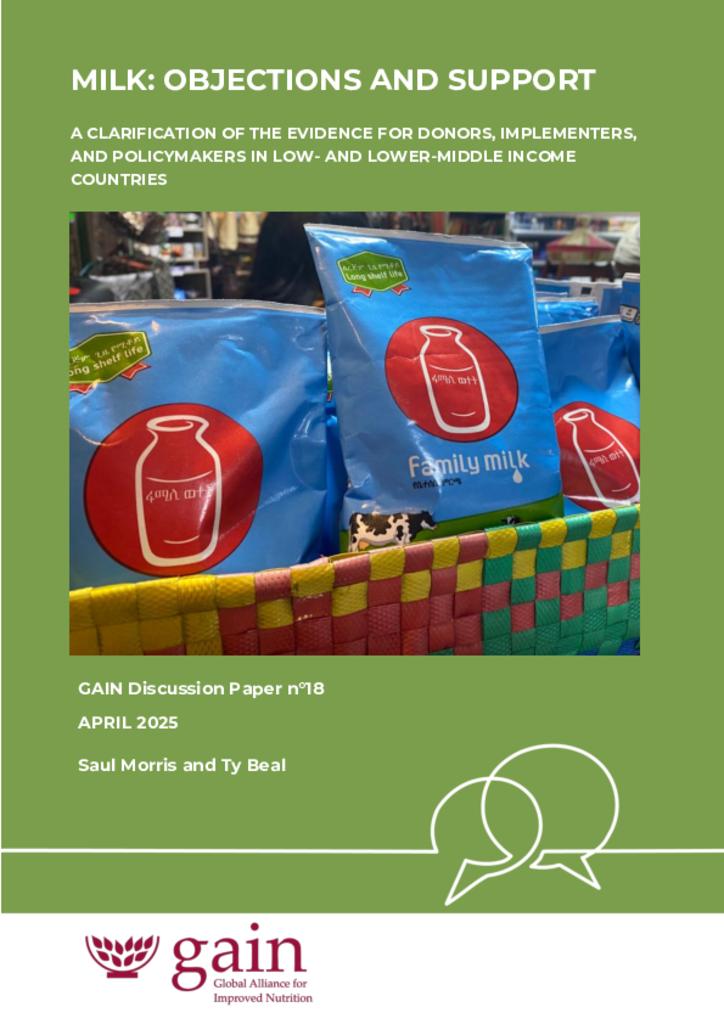 GAIN Discussion Paper n°18: