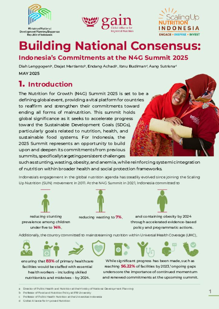 Building National Consensus: Indonesia’s Commitments at the N4G Summit 2025