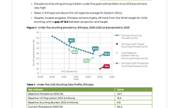 Ethiopia Fact Sheet-WHA Global Nutrition Target