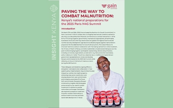 Paving The Way To Combat Malnutrition: Kenya’s National Preparations For The 2025 Paris N4G Summit